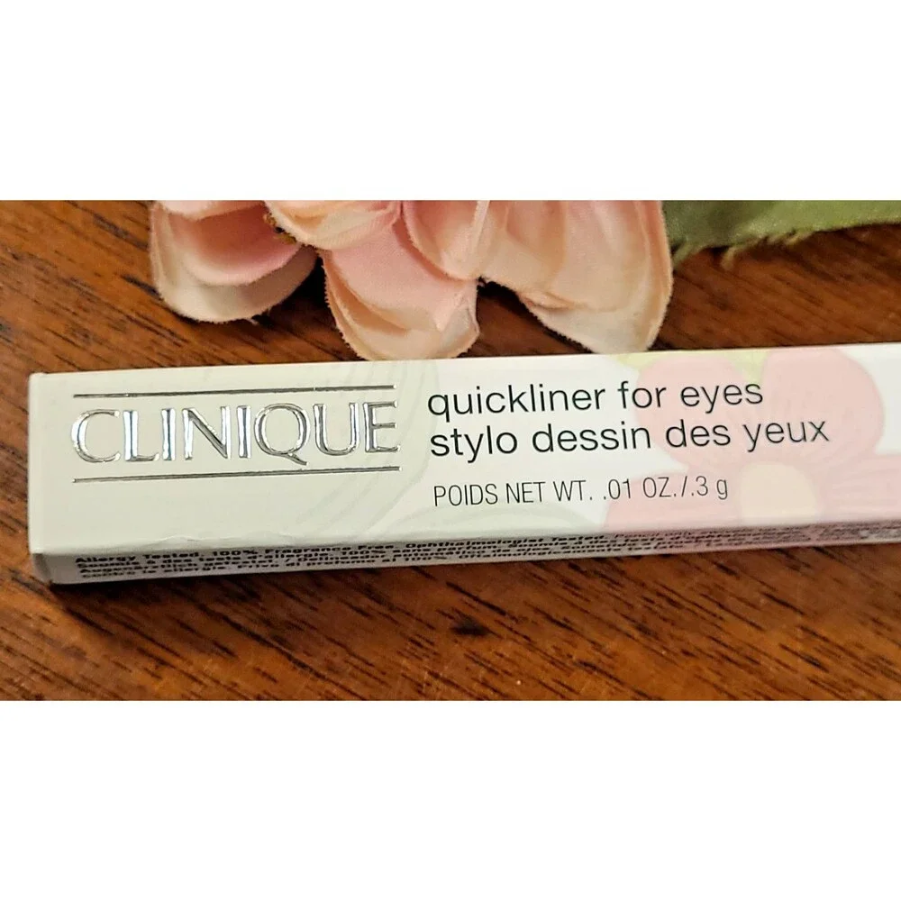 Clinique Quickliner for Eyes Water Resistant 07 REALLY BLACK Full Size .01 oz
